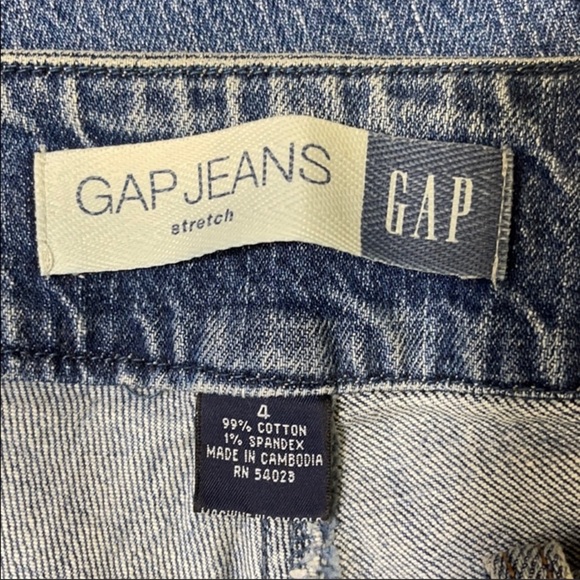 GAP Stretch Boot Cut Blue Jeans 4 - Picture 2 of 4